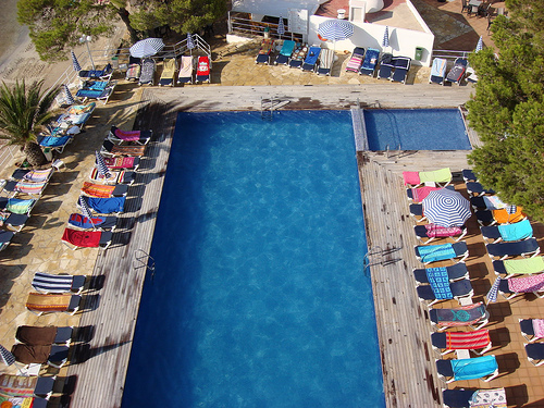 handdoek-strandstoel-ligbed
