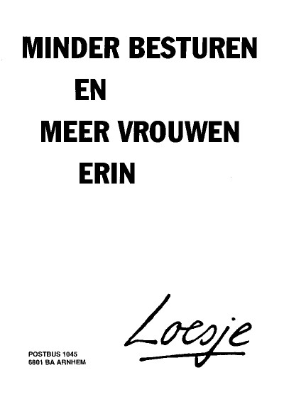 loesjevrouwenquota