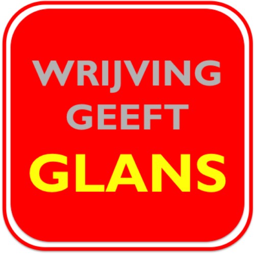 Wrijving geef glans